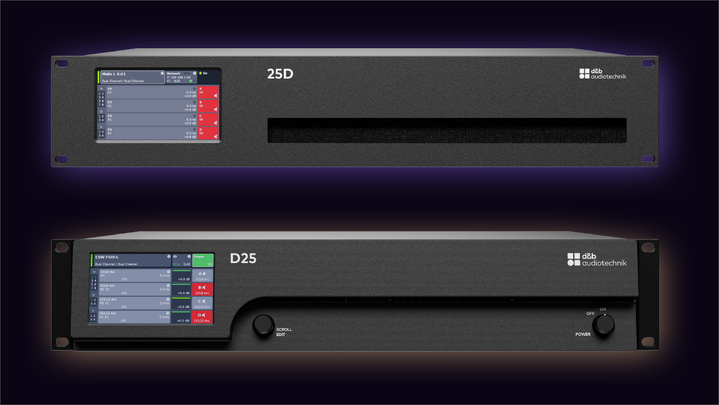 d&b 25D and D25 Amplifiers